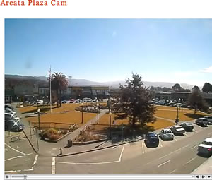 Arcata Plaza Cam Screen Shot