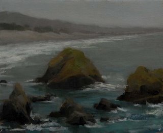 Foggy Day on the Coast by Kathy O'Leary