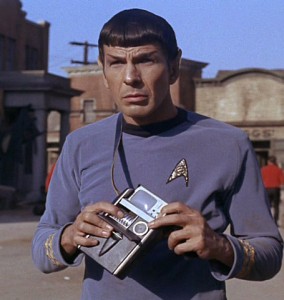 Spock with Tricorder